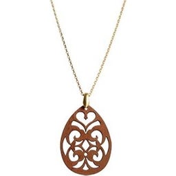 Waidzeit Boheme Kette Walnuss Gold