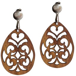 Waidzeit Boheme Ohrringe Barrique Silber