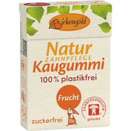 Birkengold Natúr fogápoló rágógumi - Gyümölcsös íz - 28 g