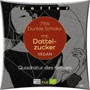 Bio čokolada Quadratur des Kreises - 75% temna čokolada z datljevim sladkorjem