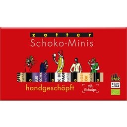 Bio Handgeschöpfte Schoko-Minis mit Schwips, 5 Sorten