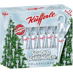 Küfferle Schirmchen Polarsilber - 12 Stück