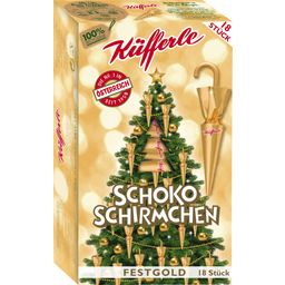 Küfferle Parapluies en Chocolat - Or festif - 240 g