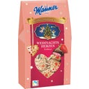 Truskawkowe serca bożonarodzeniowe, 210 g