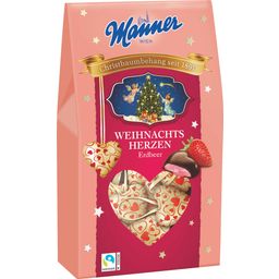 Manner Coeurs de Noël à la Fraise - 210 g