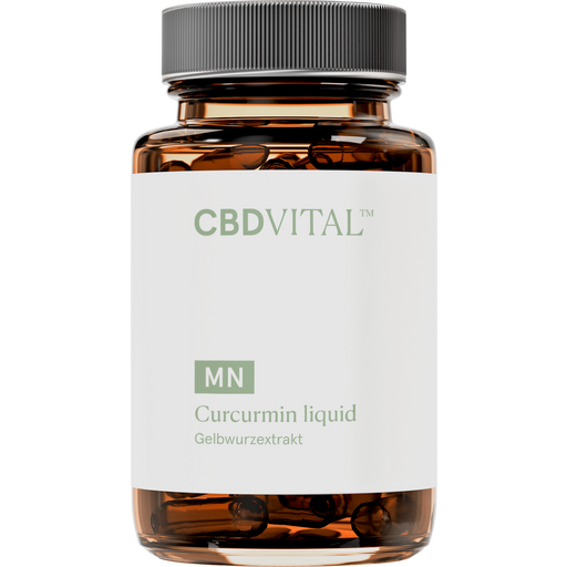 CBD VITAL Curcumin Liquid - 60 Capsules