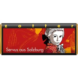 Zotter Schokoladen Bio Servus aus Salzburg