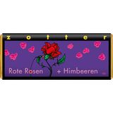 Zotter Schokoladen Bio Vörös rózsa + Málna