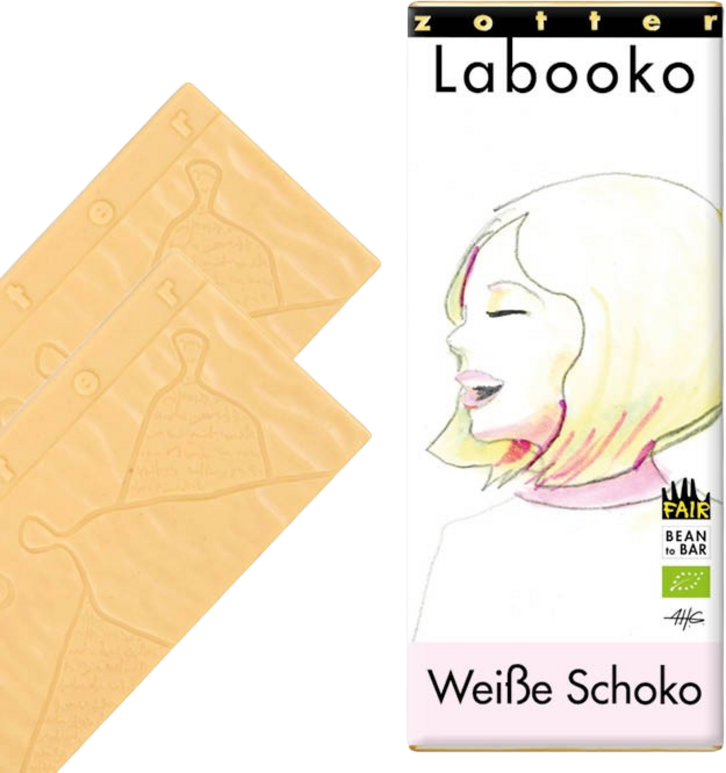 Zotter Schokoladen Organic Labooko - White Chocolate - 70 g