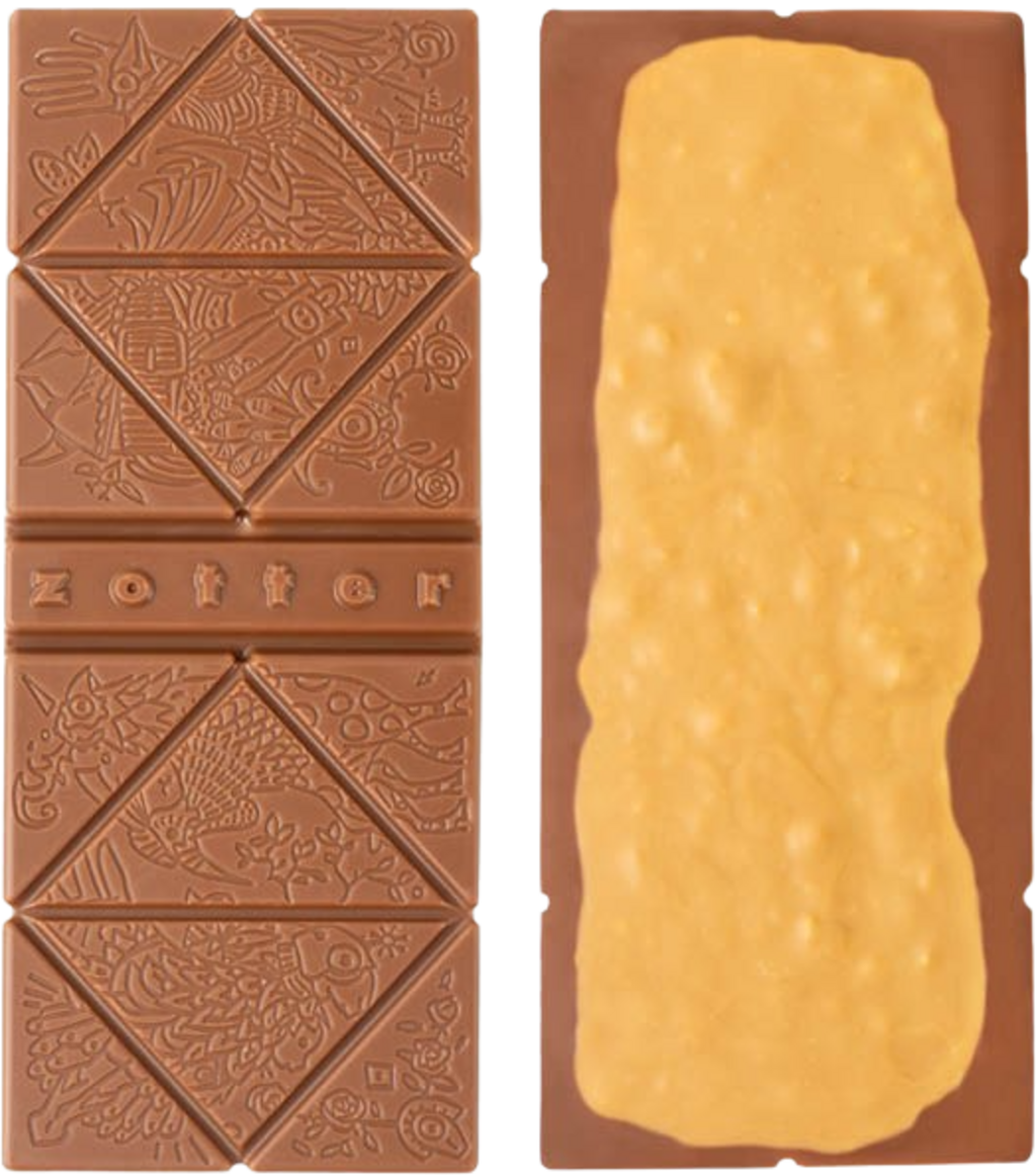 Biologisch drunter & drüber Milchschoko + Karamell/Orange - 70 g