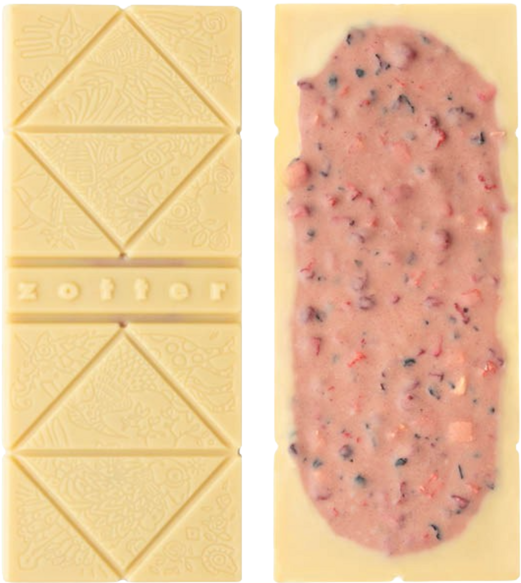 Bio drunter & drüber Weiße Schoko + Beeren - 70 g