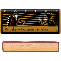 Zotter Schokoladen Organic Whisky + Caramel + Pecan - 70 g