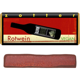 Zotter Schokoladen Biologisch Rotwein Vegan - 70 g