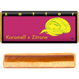 Zotter Schokoladen Bio Karamell + Zitrone - 70 g