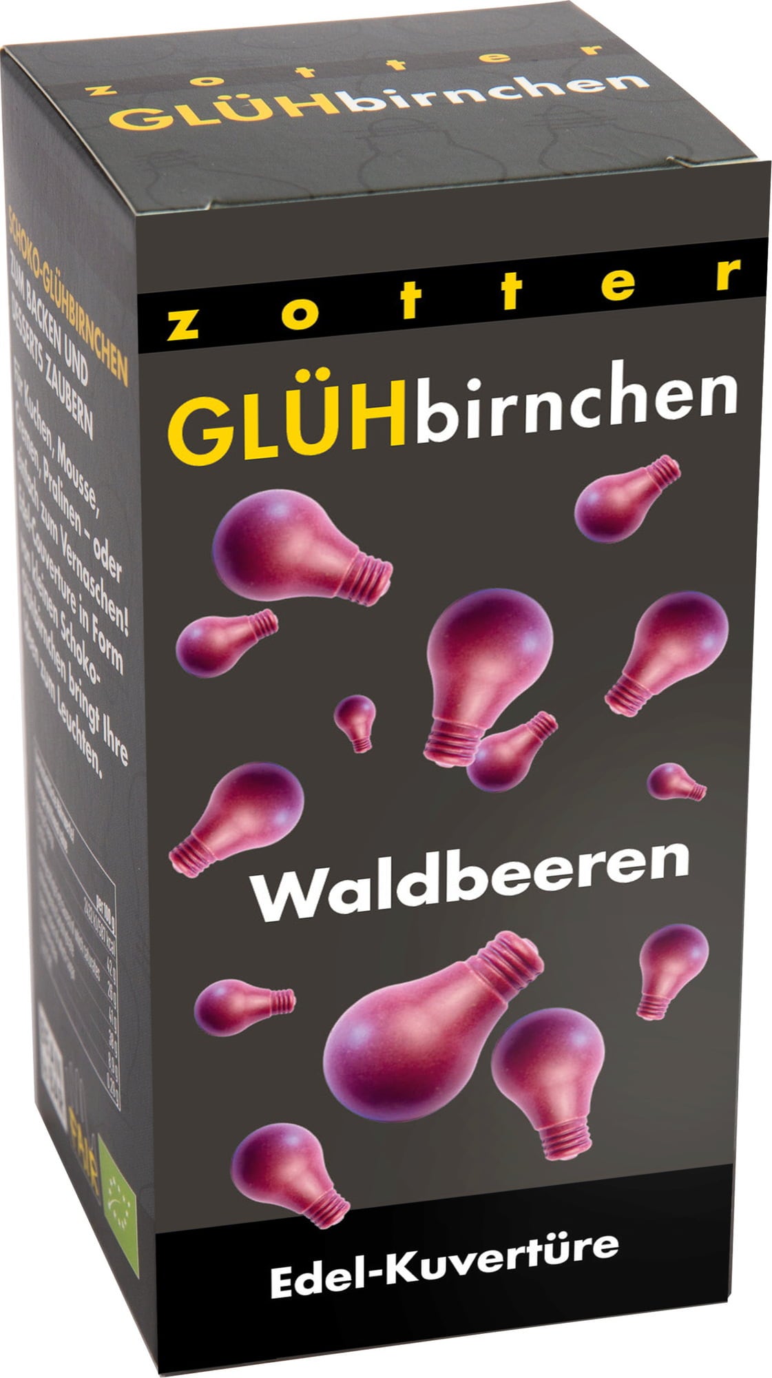 Zotter Schokoladen Organic BASiC Light Bulbs Wild Berries