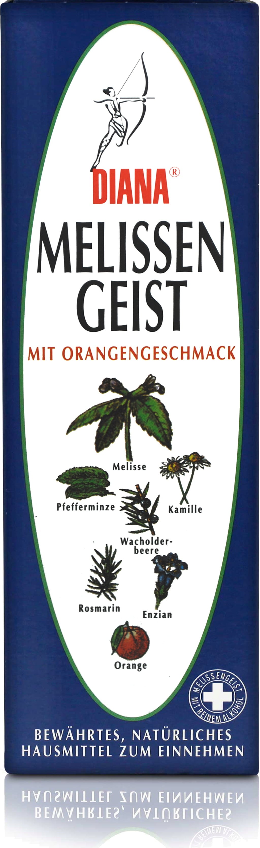 DIANA mit Menthol Melissengeist