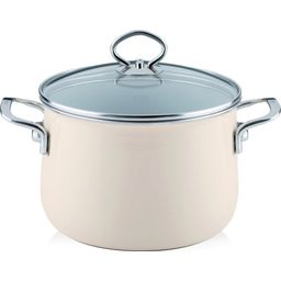 Nouvelle-Avorio Top 3000 Meat Pot with Glass Lid