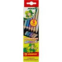 JOLLY Crayons de Couleur Superstick Metallic - 6 pièces
