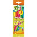 JOLLY Crayons de Couleur Fluo Supersticks NEON - 8 pièces