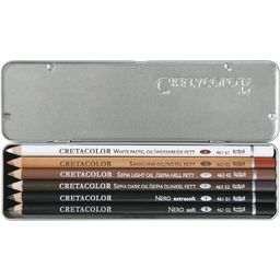 CRETACOLOR Oil Pencil Drawing Set - 1 set