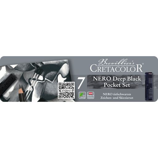 CRETACOLOR Nero Pocket Set - 1 Set