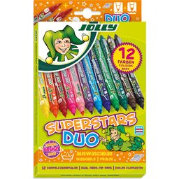 JOLLY Feutres Superstars DUO - 12 pièces