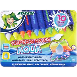 JOLLY Superwaxies Watercolor Crayons - 10 Pcs