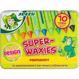 JOLLY Superwaxies Classic Wax Crayons - 10 Pcs