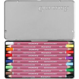 CRETACOLOR Crayons de Couleur Waterproof Karmina - 12 pièces