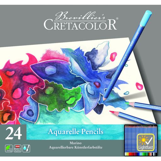 CRETACOLOR Aqua umetniški svinčniki - 24 k.