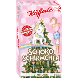 Küfferle Parapluies en Chocolat Licorne - 18 pcs