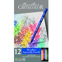 CRETACOLOR Crayons Aqua Monolith Mine Pleine - 12 pièces