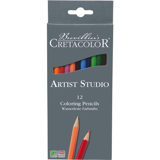 CRETACOLOR Artist Studio Coloring Pencils - 12 pz.