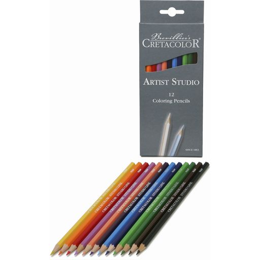 CRETACOLOR Artist Studio Colouring Pencils - 12 Pcs