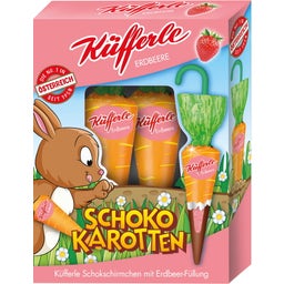 Küfferle Carottes au Chocolat - Fraise - 4 pcs