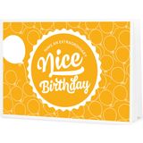 "Nice Birthday" - bon podarunkowy dla samodzielnego wydrukowania