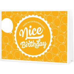 "Nice Birthday" - darilni bon za tiskanje