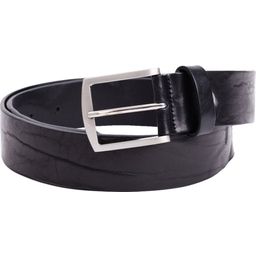 Karlinger Leather Belt - Buffalo Leather Black