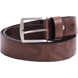 Karlinger Leather Belt - Buffalo Brown