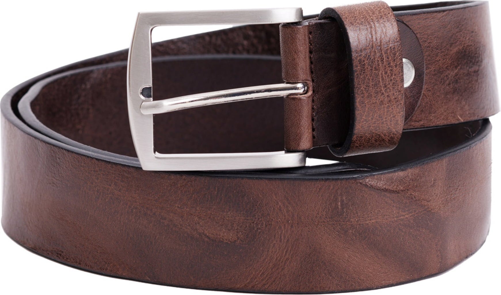 Ledergürtel Büffelleder Braun, 95 cm