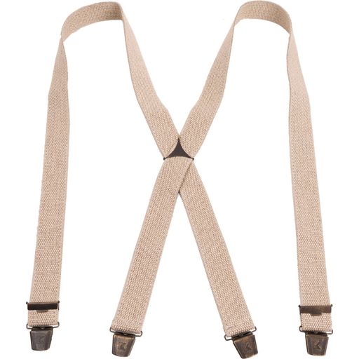 Karlinger Suspenders - Linen Natural