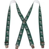 Karlinger Suspenders - Edelweiss Green