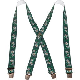 Karlinger Suspenders - Edelweiss Green