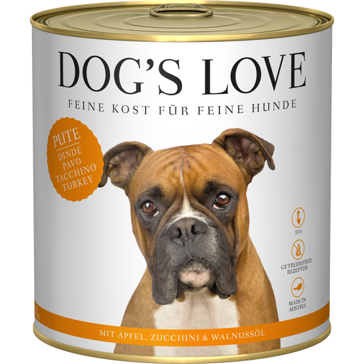 Dog's Love Cibo per Cani - Tacchino Classico - 800 g