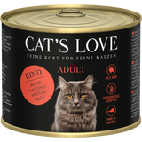 Cat's Love Pâtée pour Chat Adulte au Boeuf