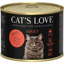 Cat's Love Katzen Nassfutter "Adult Rind Pur"