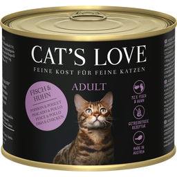 Cat's Love Cibo Umido per Gatti al Pesce e Pollo - 200 g