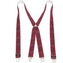 Karlinger Suspenders - Paisley Red