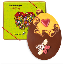 Organic MiXing - Milk Chocolate Easter Egg with Raspberry Heart - 100 g