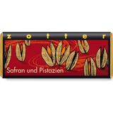 Zotter Schokoladen Bio žafran in pistacije